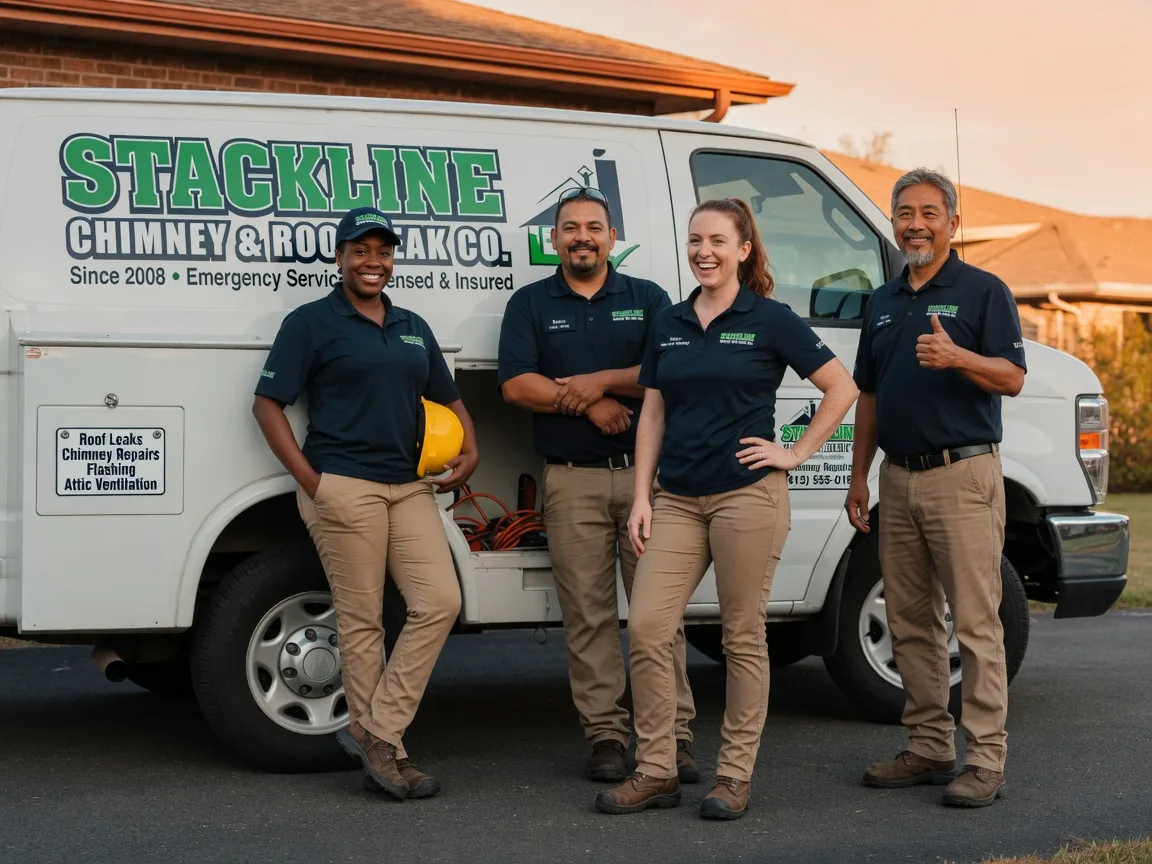 Chimney flashing repair company in Monrovia, IN